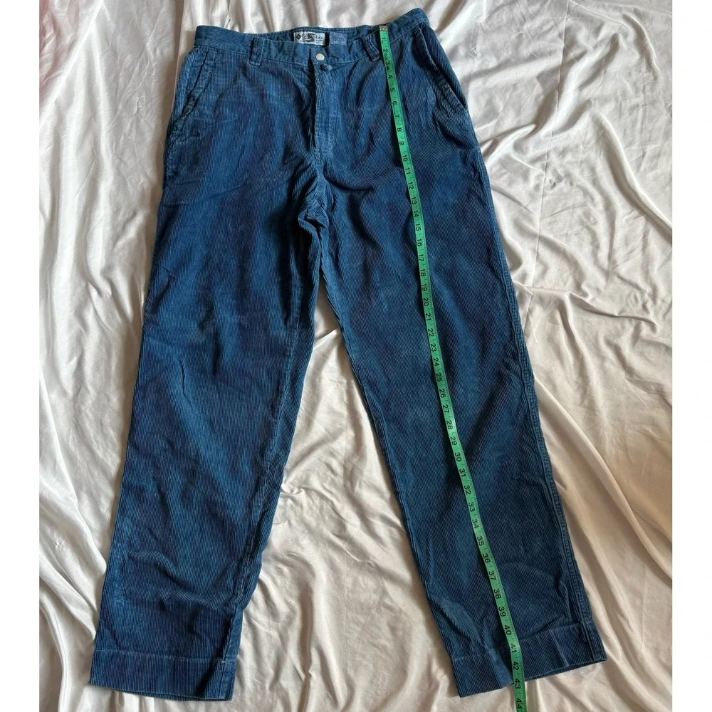 Vintage Y2K Columbia‎ Sportswear Mens 34x32 Blue Corduroy Outdoor Pants
